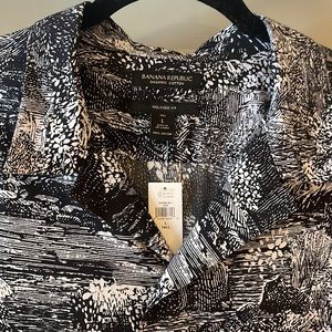 🆕 Banana Republic TALL Shirt Button Up Hawaiian T-Shirt Size L tall